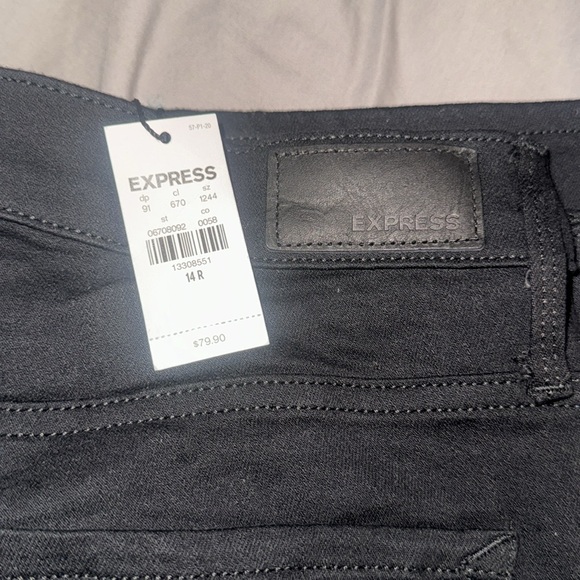 Brand new black express mid rise bootcut jeans - Picture 4 of 6